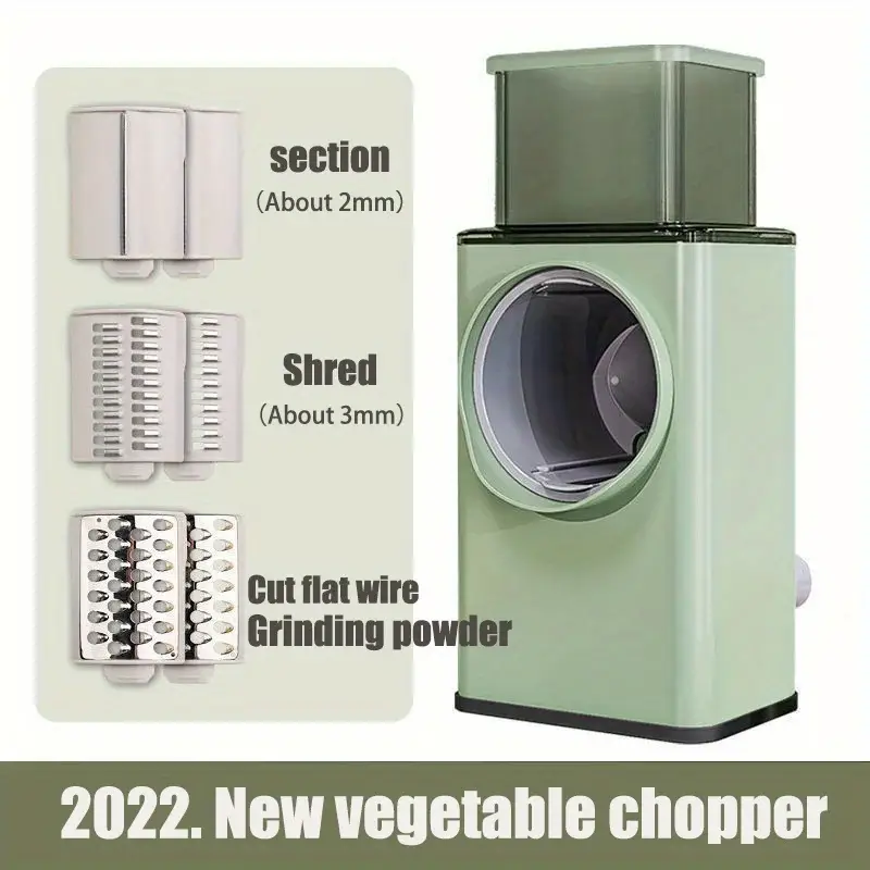 4 In 1 Vegetable Cutter Chopper-Vertical Vegetable Cutter Kitchen Shredder  Grater Artifact