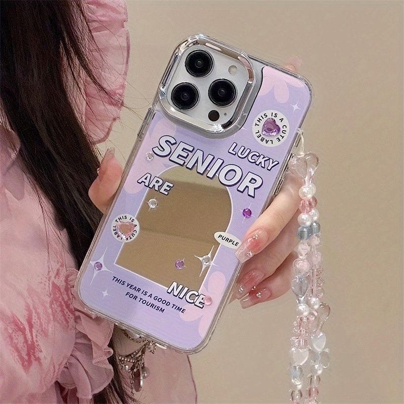 Transparent Phone Case With Rhinestone Decoration And Lanyard, Compatible  With Iphone 15/15 Pro Max/15 Pro/15 Plus/14/14 Pro Max/14 Pro/13 Pro Max/13  Pro/13/11/12
