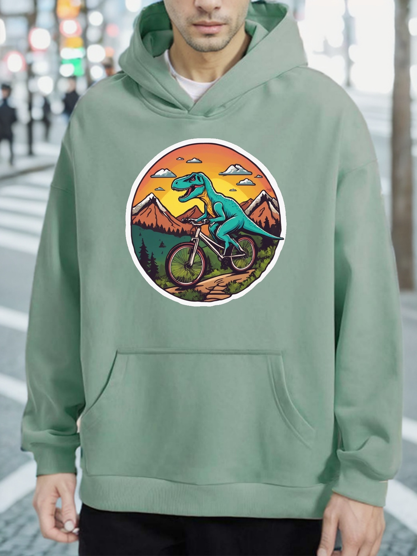 Sudadera de discount dinosaurio para hombre