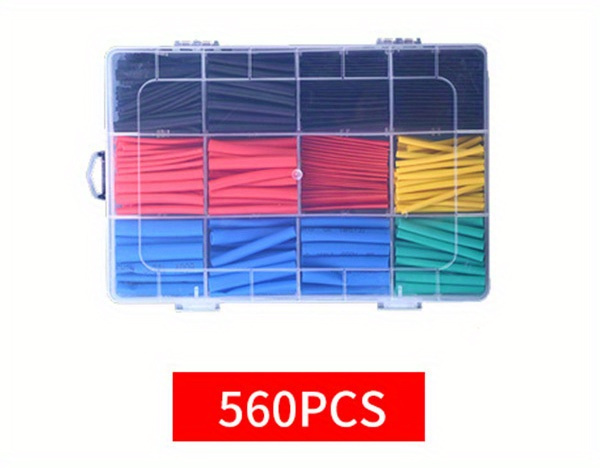 Kits de tubos de Cable eléctrico para coche, envoltura de Tubo  termorretráctil, manga, surtido de 8 tamaños, colores mezclados, 127  Uds./328 Uds. - AliExpress