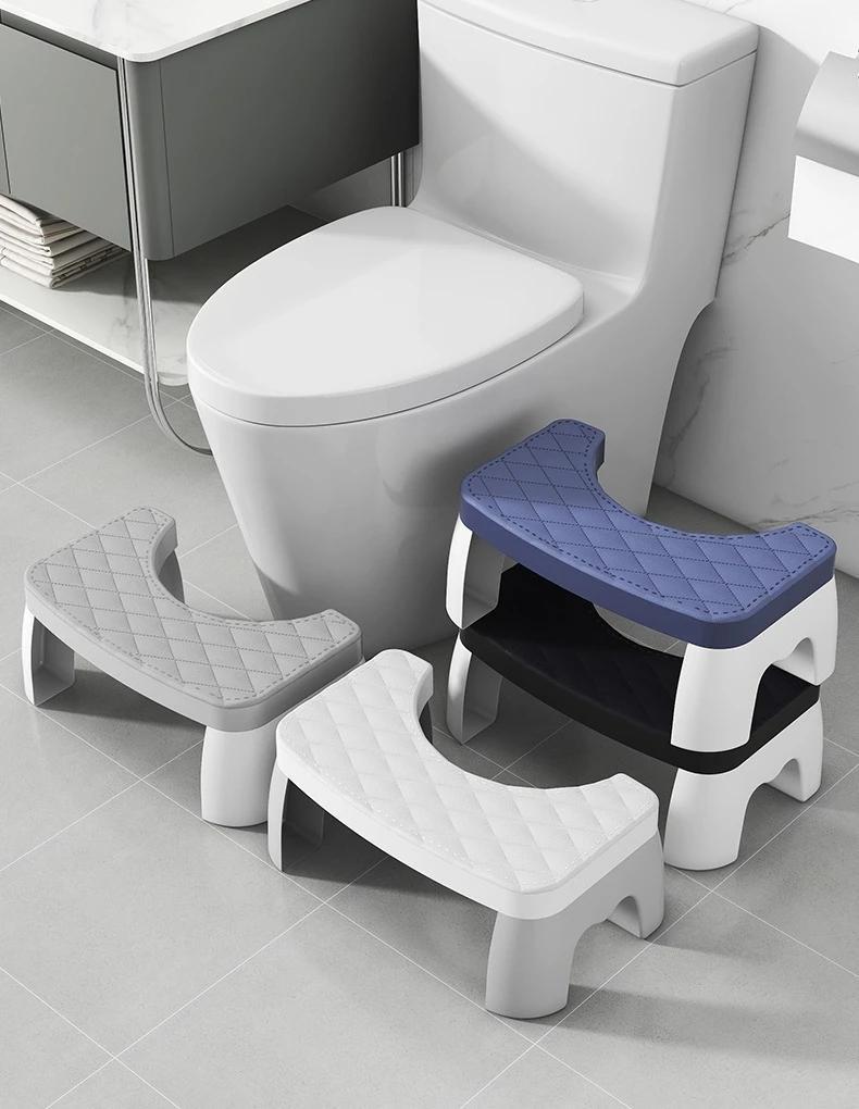 Tabouret De Toilette Pratique Et Élégant Pour Adultes Et Enfants, Tabouret  De Siège De Toilette Antidérapant, Tabouret De Squat Portable Épaissi,  Tabouret De Pied Auxiliaire De Toilette, Mode en ligne