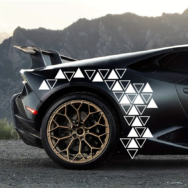 Equilateral Triangular Car Side Bumper Stickers Windshield - Temu