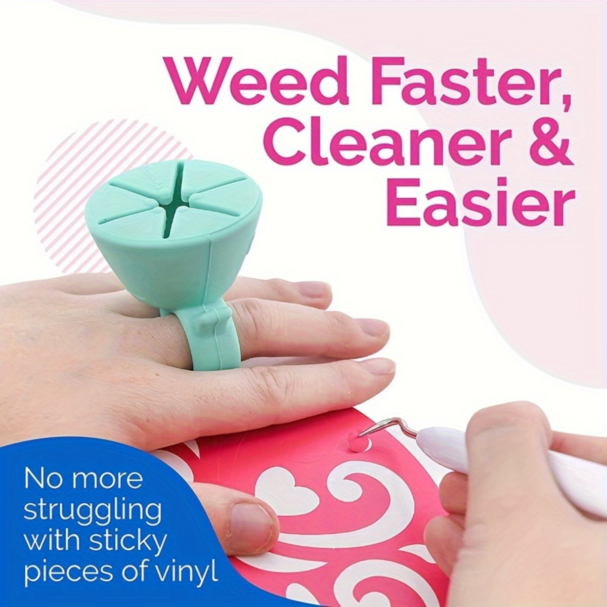 Silicone Vinyl Weeding Scrap Collector With Suction Cup - Temu