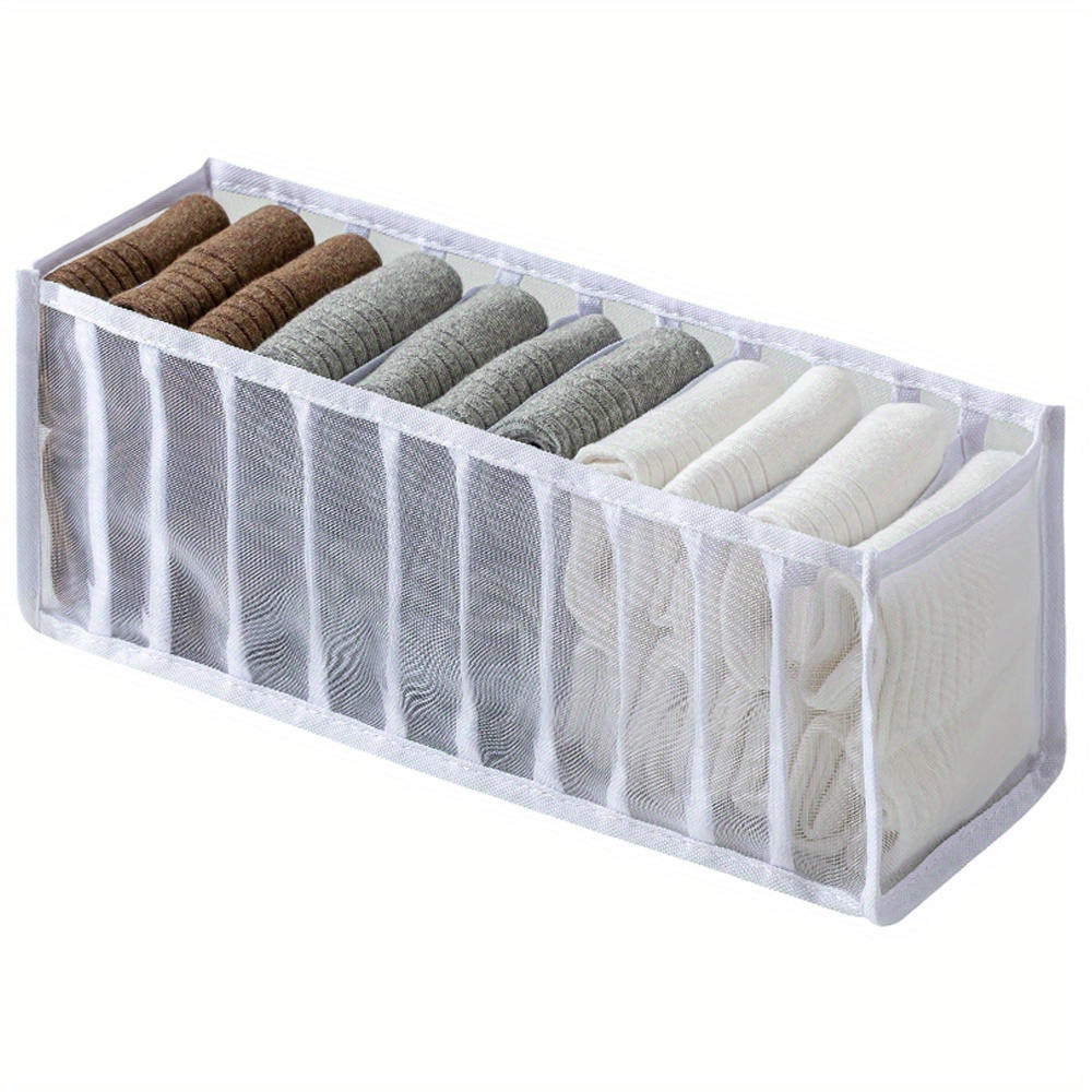 Stackable Drawers For Clothes Drawer Organizer Closet Clothes Box Foldable  Space Save Underwear Bra Socks Basket For Bedroom Dormitory From Encharm,  $15.51
