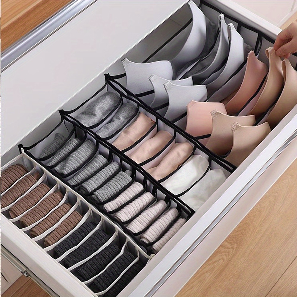 Underwear Drawer Organizer Storage Box Foldable Closet - Temu