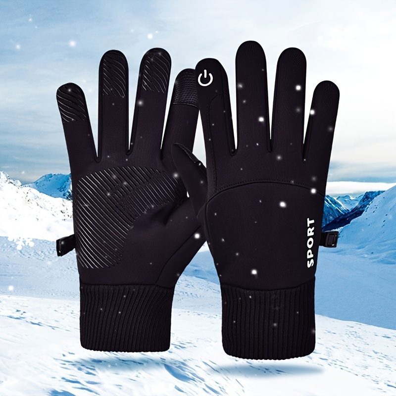 1 Par De Guantes Cálidos De Invierno Guantes Impermeables A - Temu Chile