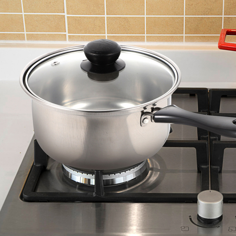 Thickened Stainless Steel Milk Pot Sauce Cooking Cookware - Temu