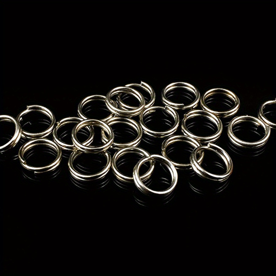 Stainless Steel Fishing Split Rings Crank Hard Bait 6 Models - Temu