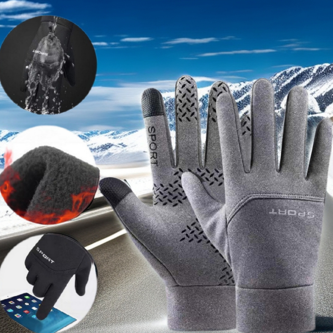 Winter Warm Gloves Windproof Waterproof Touch Screen Gloves - Temu