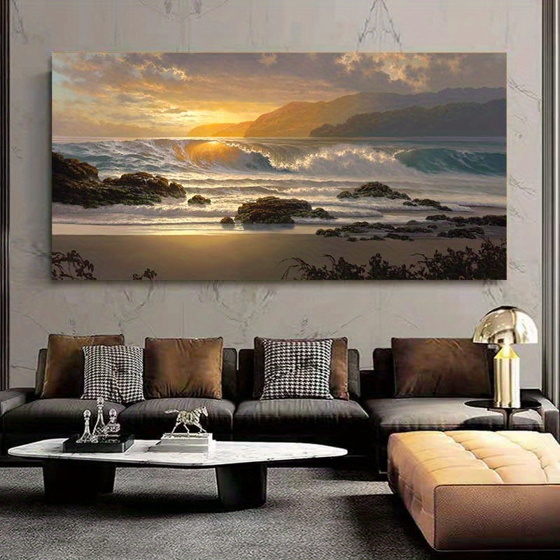 3pcs Paesaggi Astratti Mare E Cielo Pittura A Olio Stile Tela Poster Stampa  Artistica Da Parete Soggiorno Arredamento Senza Cornice - Casa E Cucina - Temu  Italy