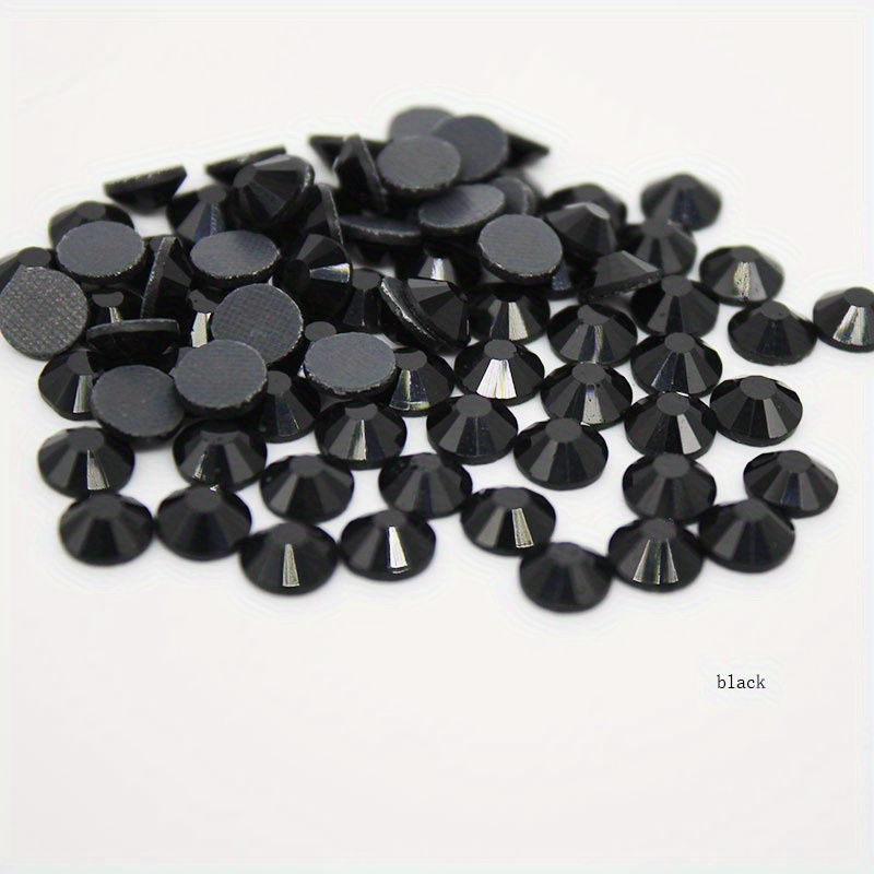 Black Crystal Hot-fix Rhinestones Perfect For Diy Crafting, Sparkling  Decoration For Rhinestone Jewelry Making Dresses And Accessories - Temu