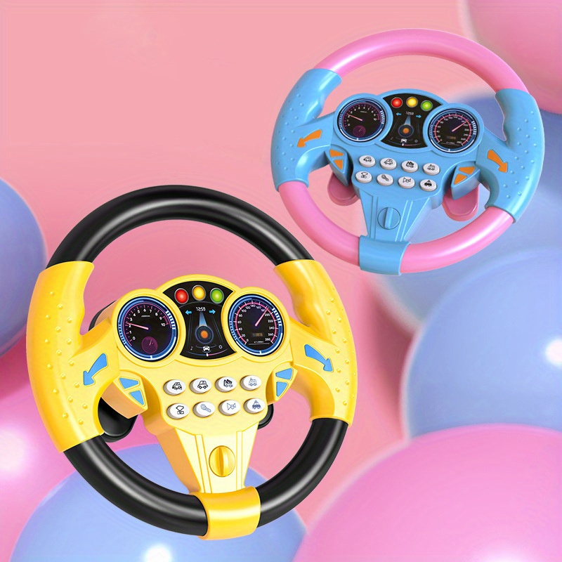 Rdeghly Jouet de volant, jouet de volant pour enfants, simulation de jouet  de volant pour enfants jouet éducatif pour bébé enfant avec effet sonore  léger 