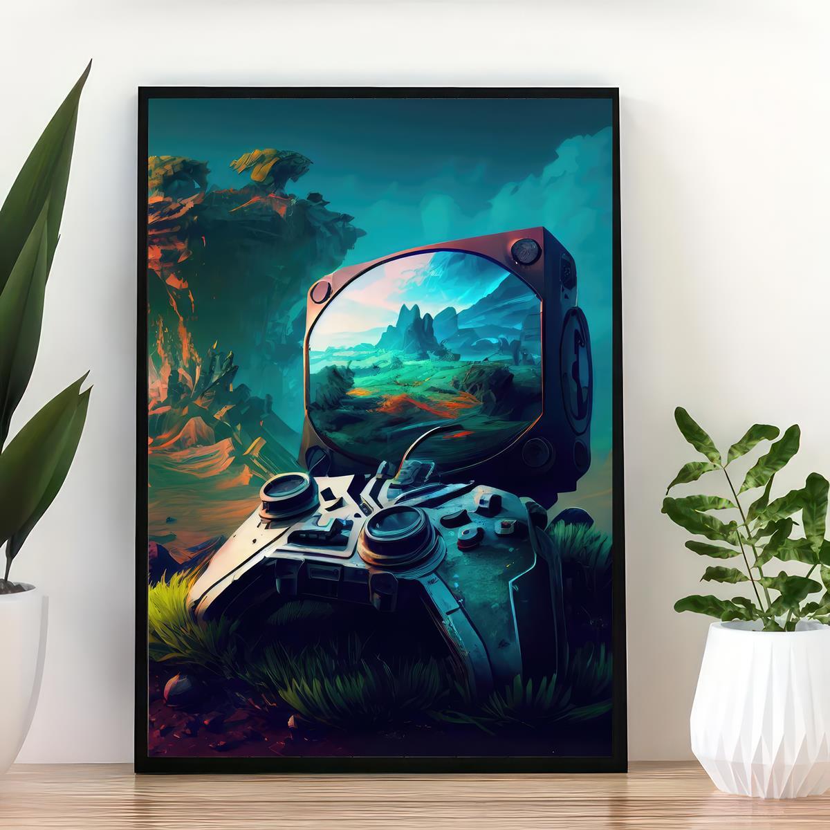 Canvas Painting Bedroom Gaming, Canvas Bedroom Decoration