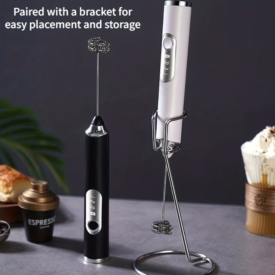 Electric Handheld Portable coffee Milk Frother battery operated USB  Rechargeable blender egg beater