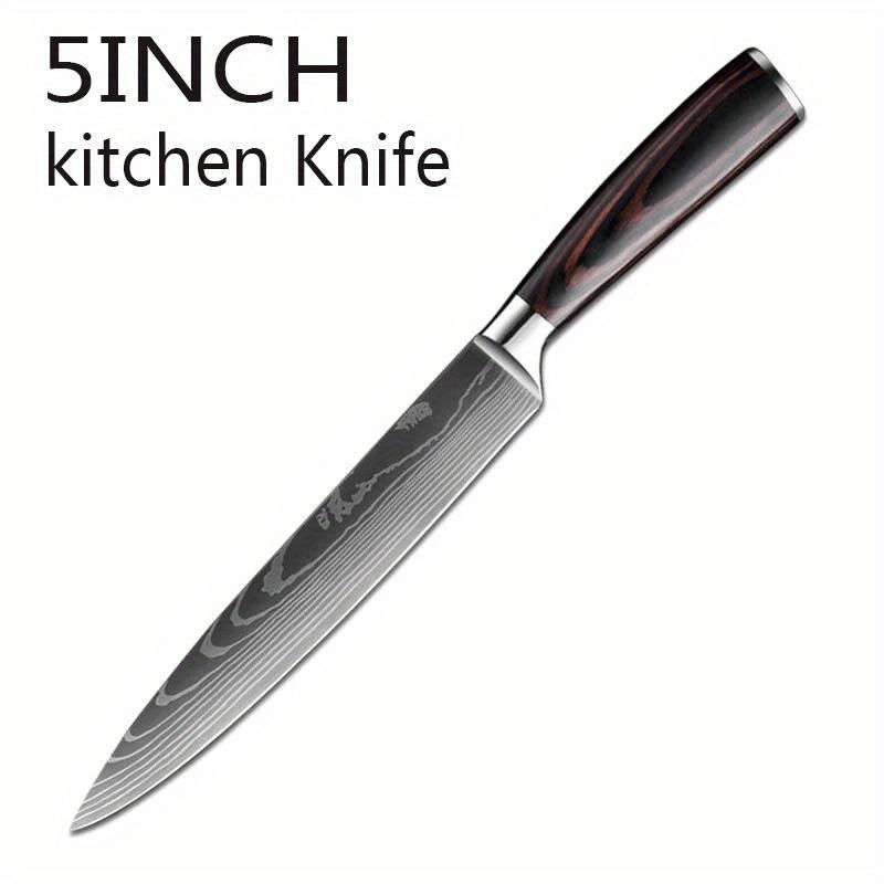 Bar Knife Peeler Sharp Stainless Steel Blade Wooden Handle Paring