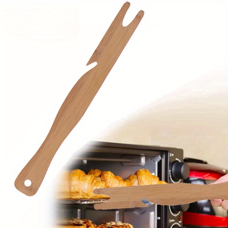 Wooden Oven Rack Push Pull Stick 11 Inch Toaster Rack Puller Anti-scald  Oven Cooking Accessories