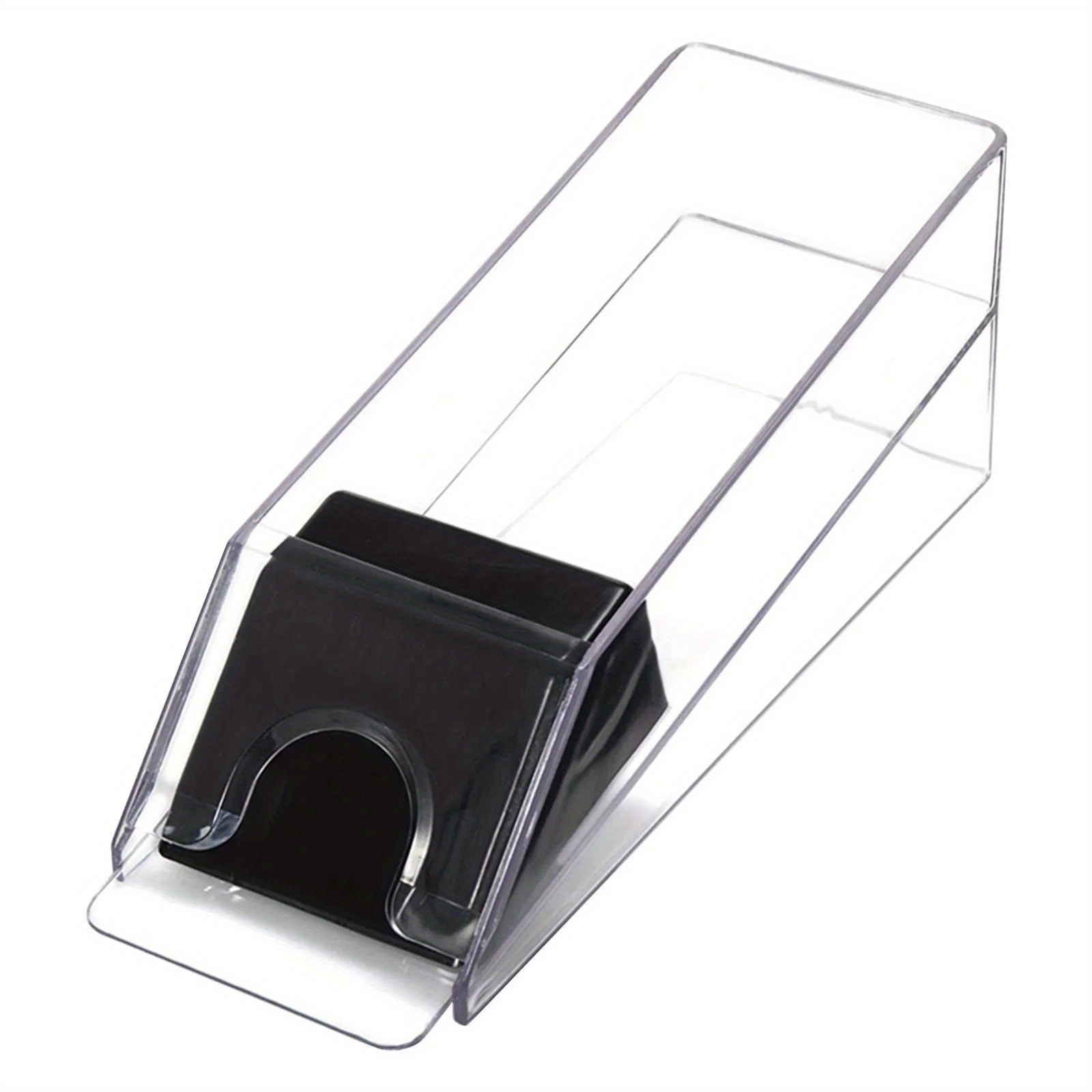 Distributeur de cartes jouer sabot plastique transparent blackjack