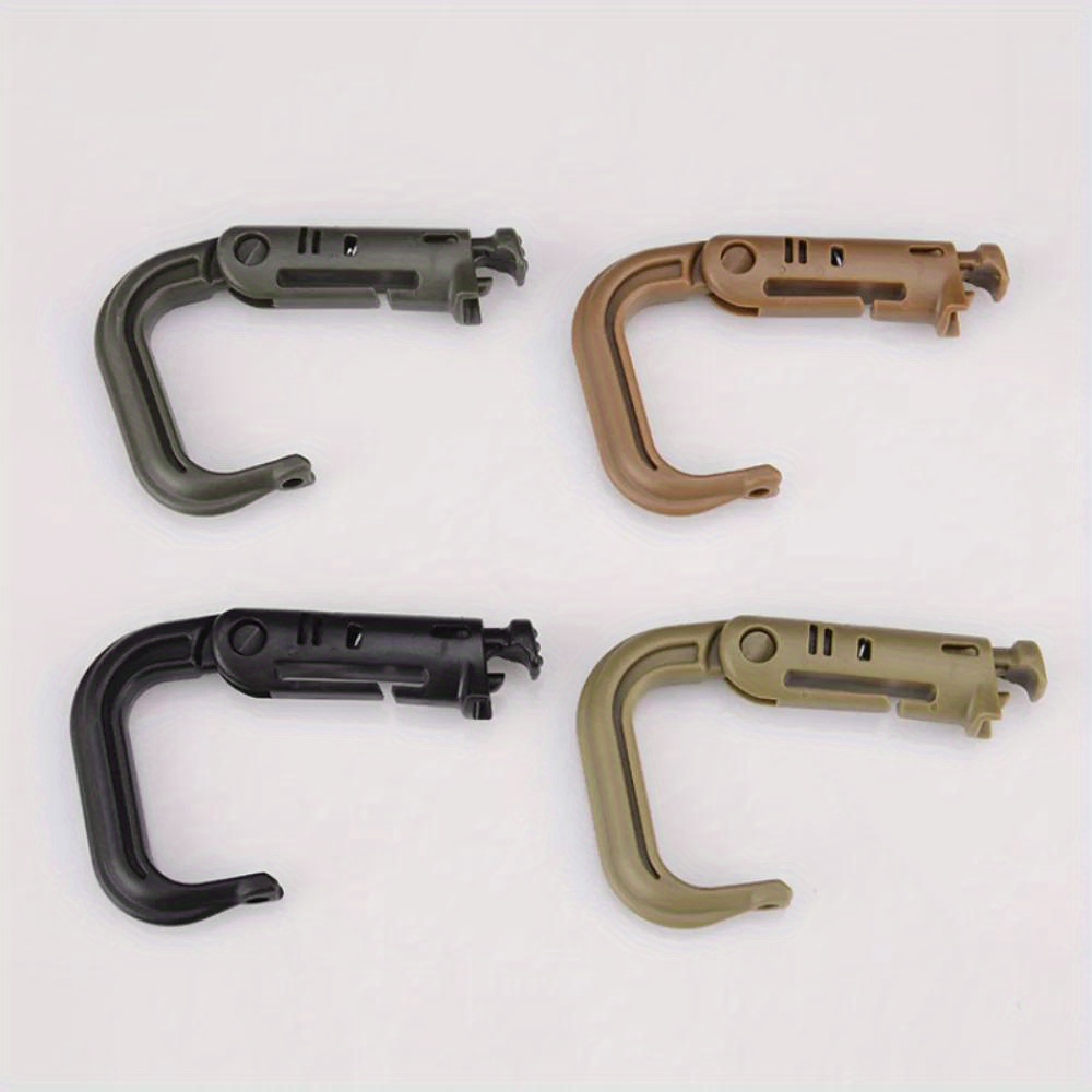 Attach Plastic Shackle Carabiner D ring Clip Molle Webbing - Temu