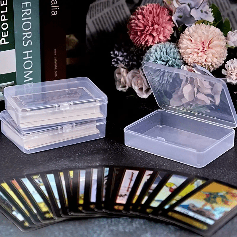 Rectangular Plastic Box Transparent Pp Small Storage Box - Temu