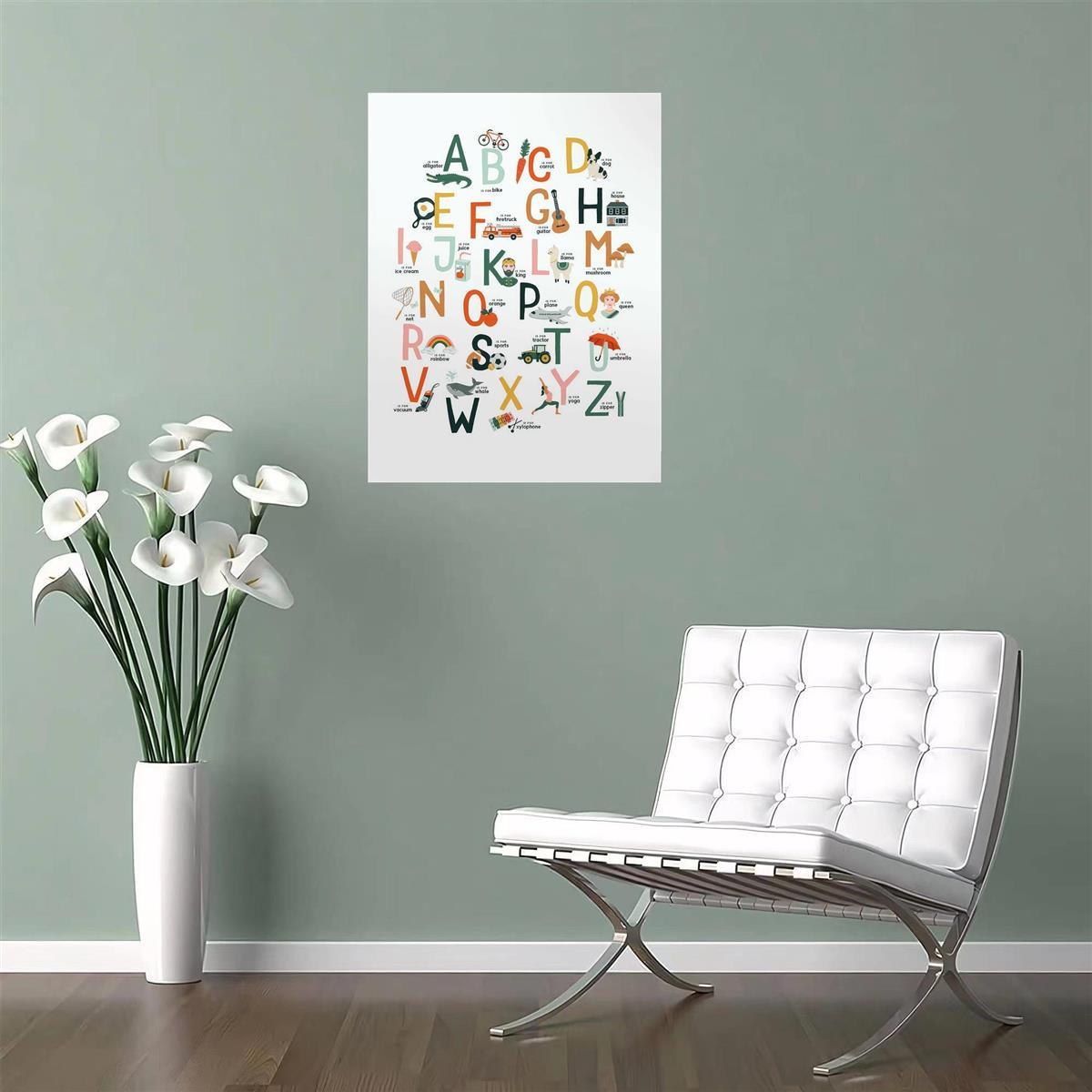 Alphabet Tree - ABCs & Numbers - Wall Decals