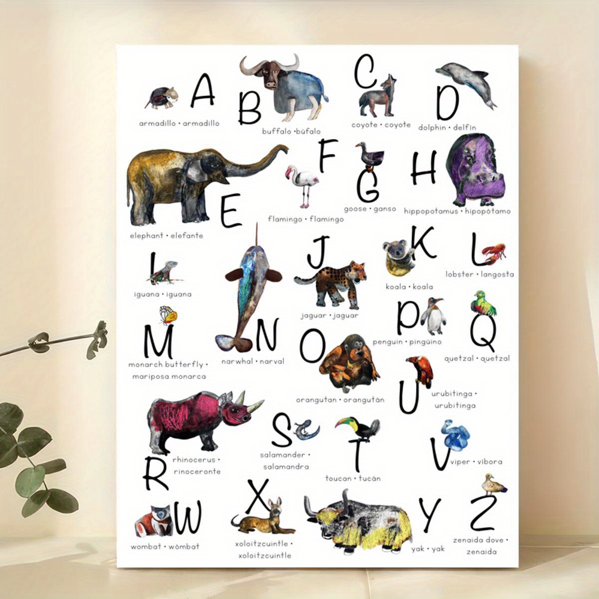 Animal Prints Letters Cutout Animal Print Bulletin Board - Temu