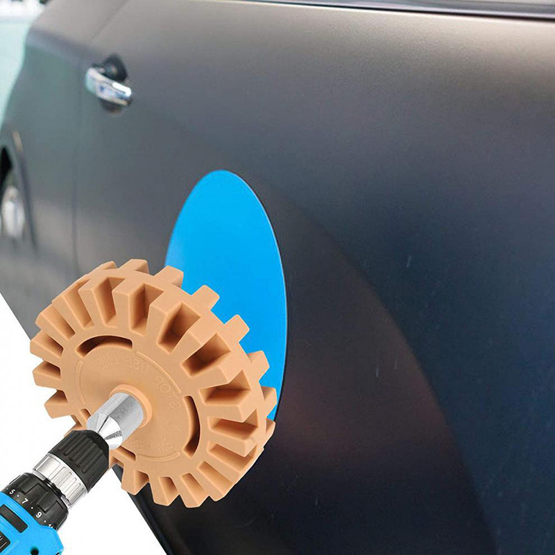 Car Rubber Wheel Adhesive Remover Drill Adapter Polishing Tool