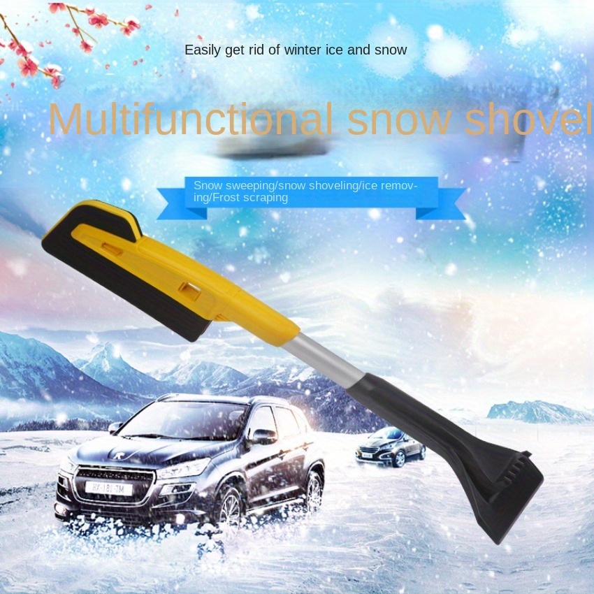 Snow Shovel Multifunctional Telescopic Brush For Automobiles - Temu