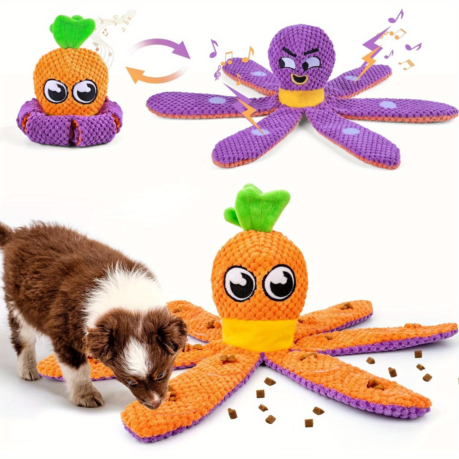 Pet Plush Toy Octopus Dog Toys Plush Dog Toy For Puppy - Temu