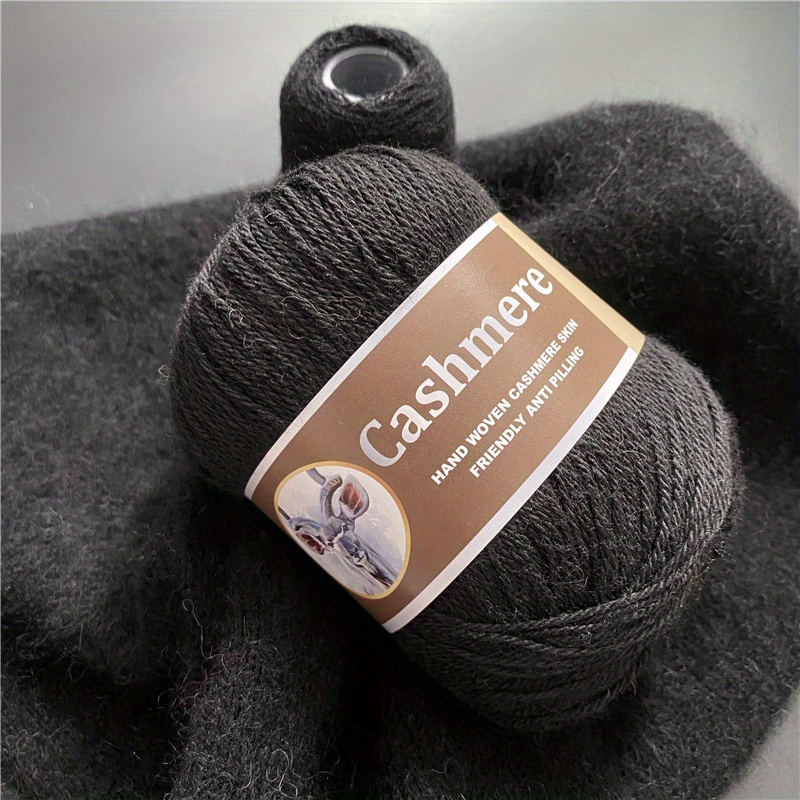 6pcs Pure Cashmere Yarn, Crochet Hand-knitted Cashmere Knitting QJH Wool  Yarn, Scarf Hand-Weaving Sweater Wool Ball Thread Yarn - AliExpress