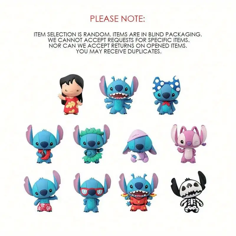 Genuine Disney Stationery Series Stitch Eraser 12pcs/box wholesales Cute  Puppet Term Begins Gifts Christmas Gift
