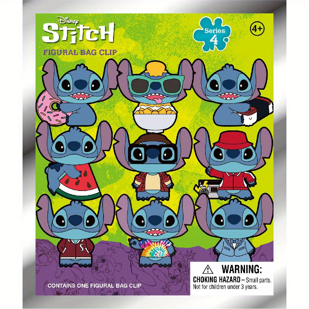 Lilo & Stitch Series 2 3D Figural Key Chain Random 6-Pack