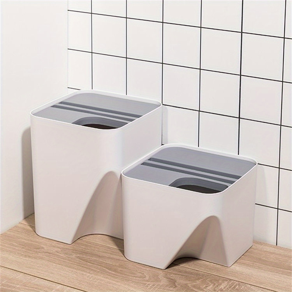 Household Trash Can Stackable Sorting Garbage Bin Recycling Bin Kitchen Dry  and Wet Separation Waste Bin Home Rubbish Storage Bin