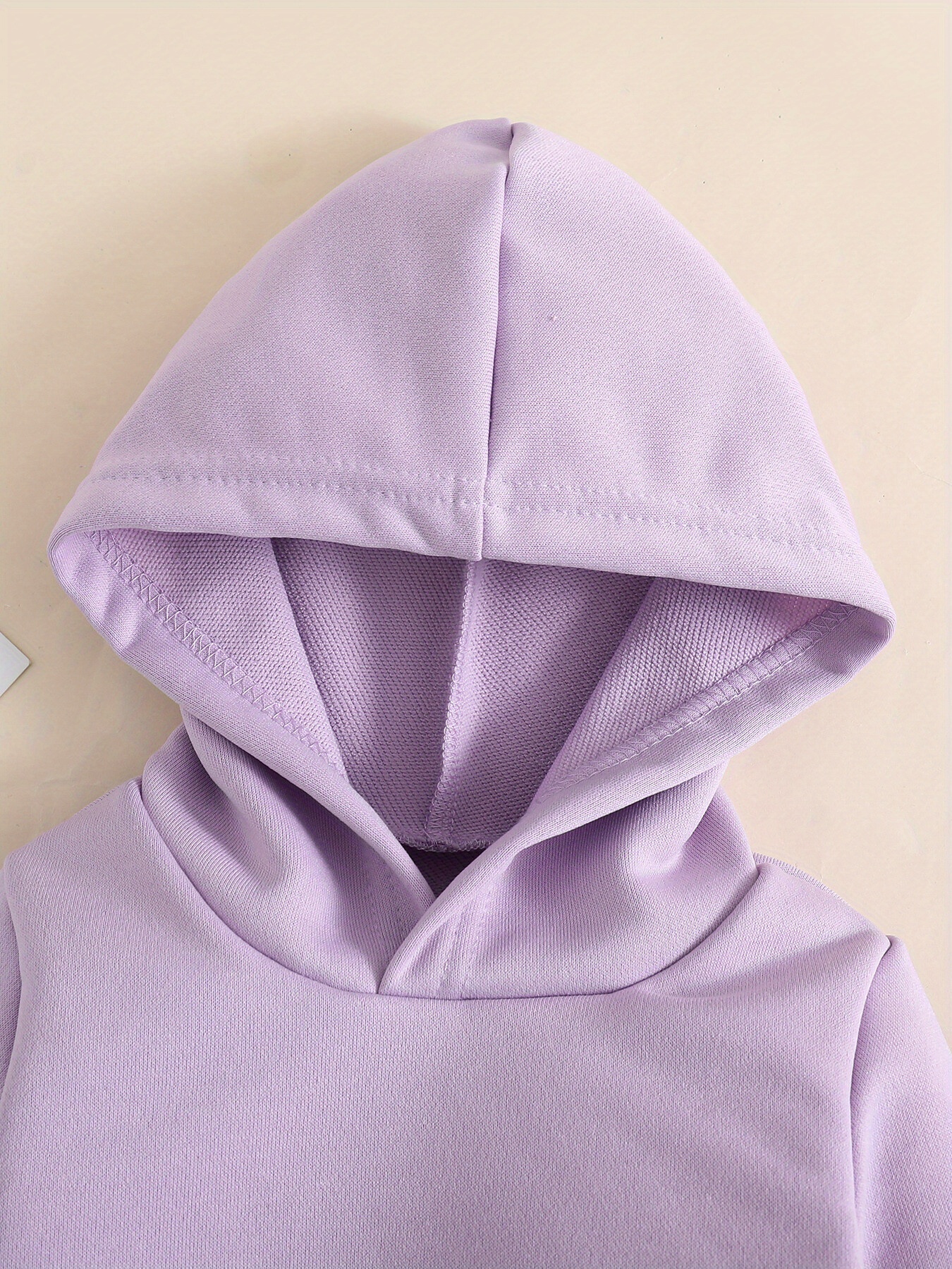  Kids Girls Plain Baby Pink Hooded Hoodie Tracksuit