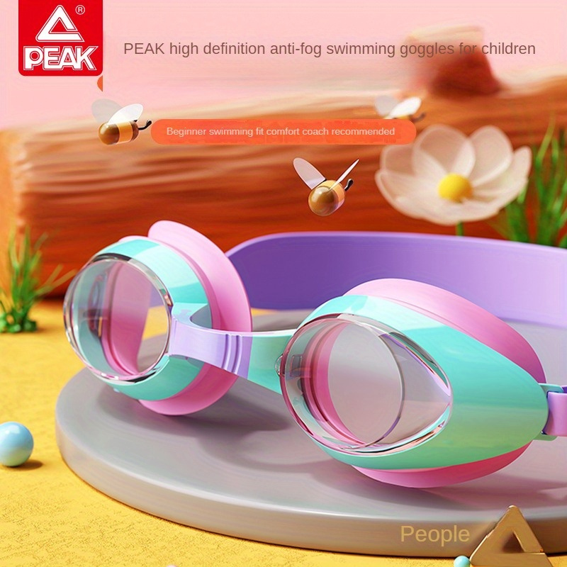 Vvinca Gafas de natación para niños de 3 a 12 años, diseño mejorado 2024  con tapón para la oreja y la nariz, visión amplia, antivaho sin fugas,  gafas