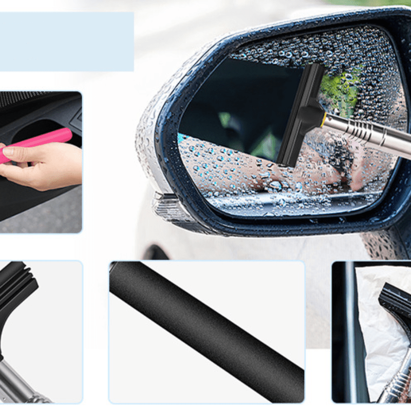 Portable Rearview Mirror Wiper Retractable Car Window - Temu