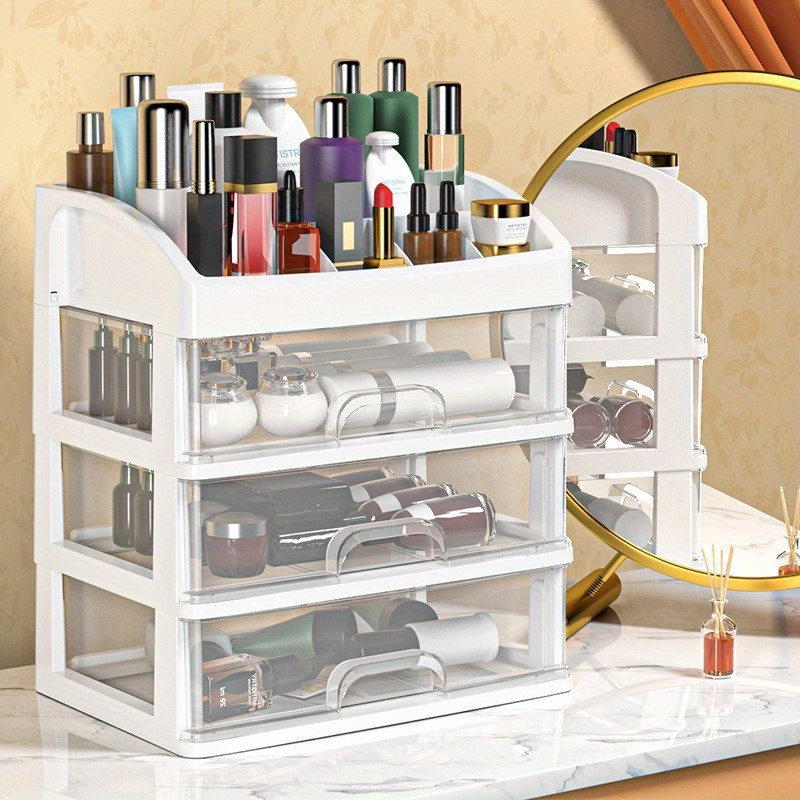 1pc Acrylic Clear Hair Tie Storage Box Transparent Hair Tie Organizer Hair  Accessories Display Case With Lid For Home