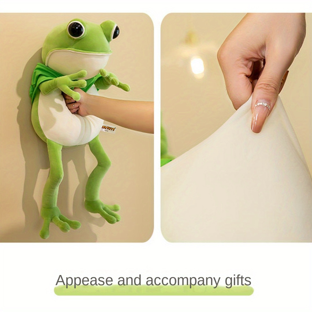 Cute Frog Doll Pillow Cape Soft Frog Plush Toy Doll Pillow For Birthday  Gift Halloween Gift - Toys & Games - Temu Canada