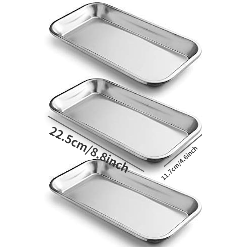 Stainless Steel Surgical Tray for Lab Instruments