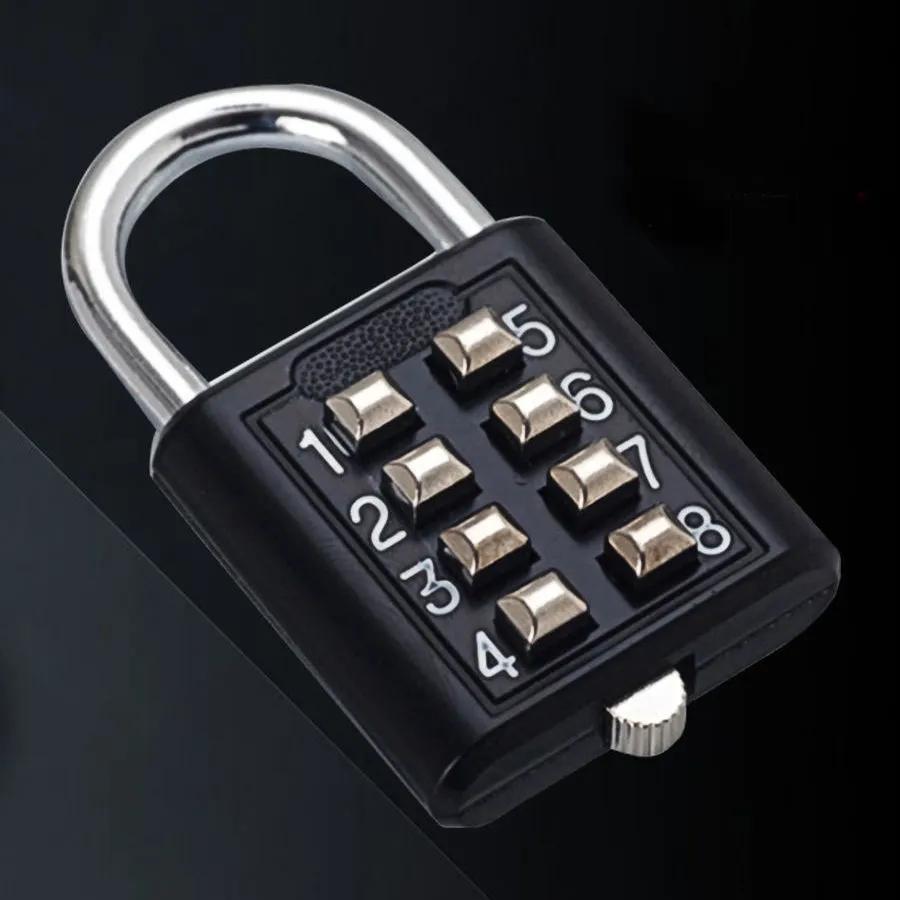 

8- Combination Padlock - Zinc Alloy, Anti-theft Lock For Luggage & Travel