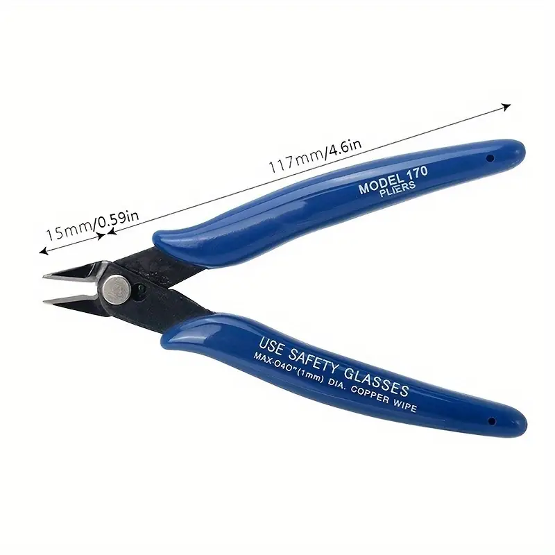 Diagonal Pliers Carbon Steel Pliers Electrical Wire Cable Cutters Cutting  Side Snips Flush Pliers Nipper Hand Tools - Temu
