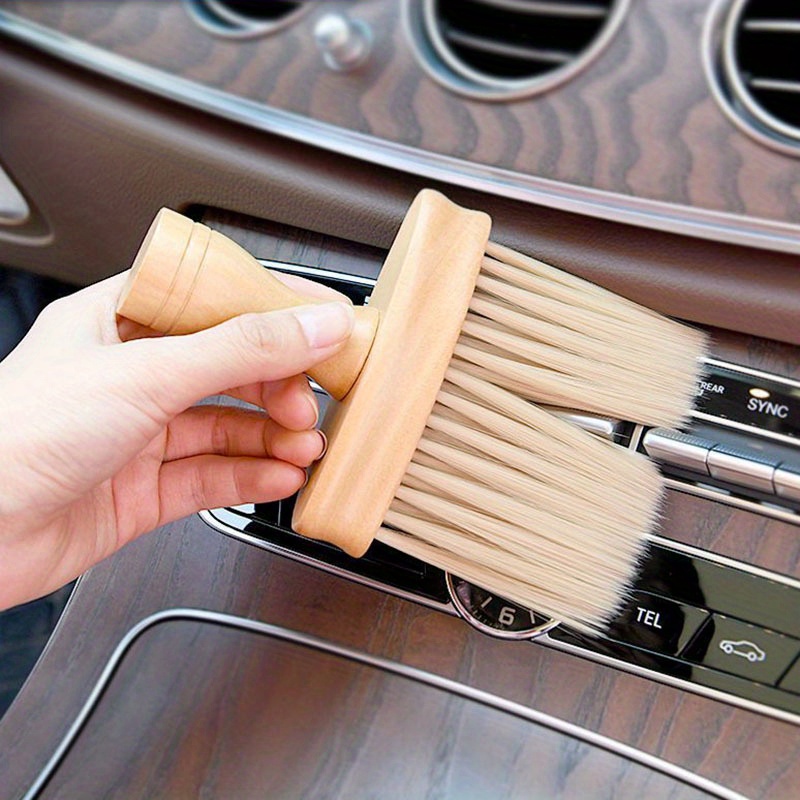 Car Detailing Brush Car Interior Dust Removal Brush Air - Temu