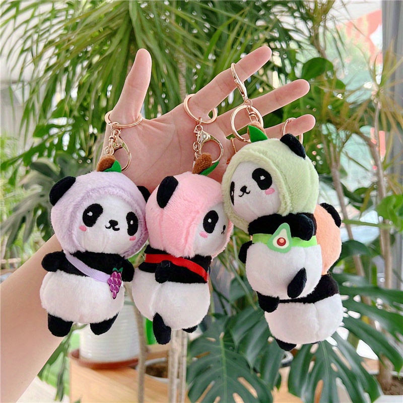 Creative Fruit Plush Hair Thread Pendant Car - Temu