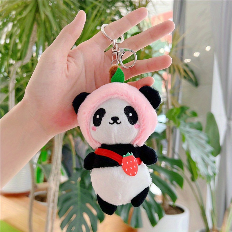 Creative Fruit Plush Hair Thread Pendant Car - Temu