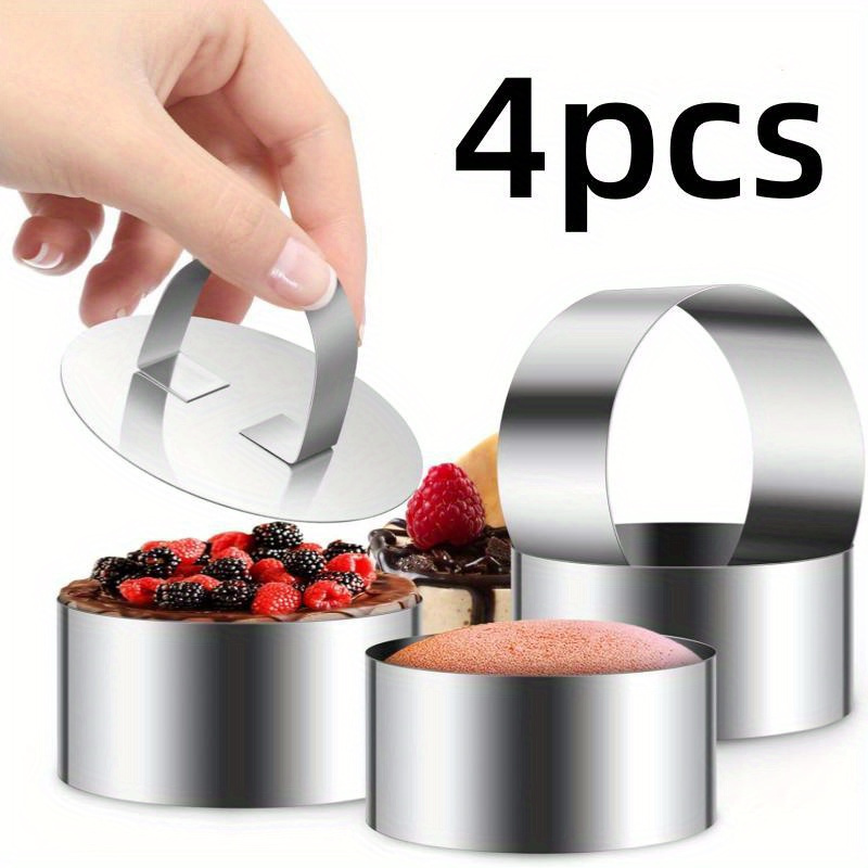 Round Cake Mold Stainless Steel Cake Mousse Mold Diameter - Temu