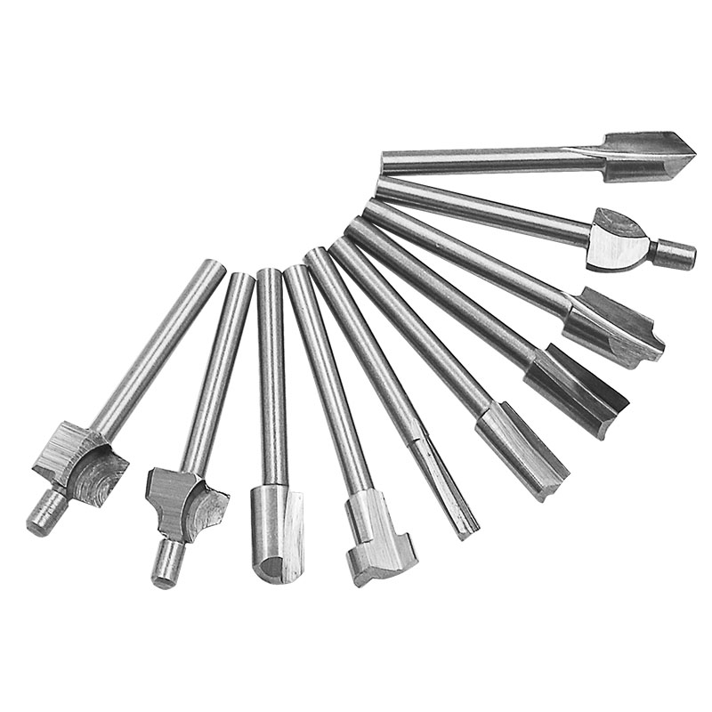 Hss Router Bits, 20pcs 3mm 1/8 High Speed Steel Cutters