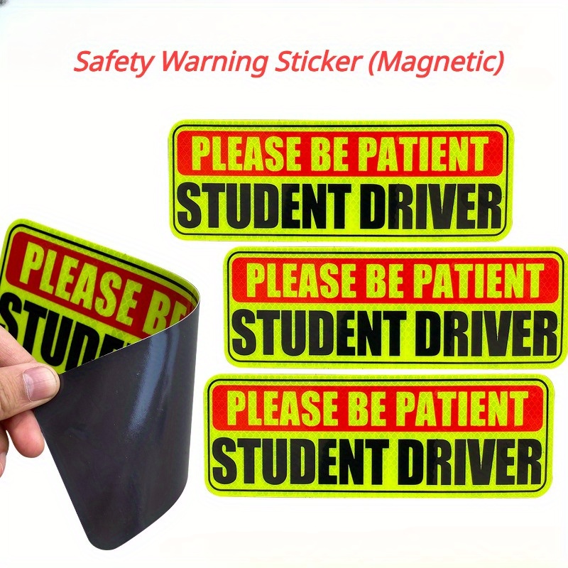 1 Magnete Autista Studente Auto Sii Paziente Autista - Temu Italy