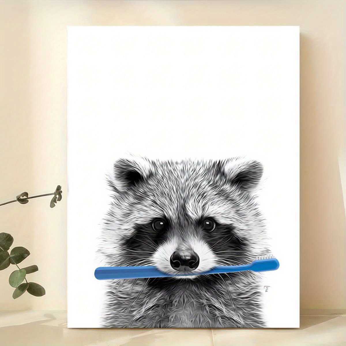 Small Raccoon Cartoon Animal Waterproof Decorative Doodle - Temu