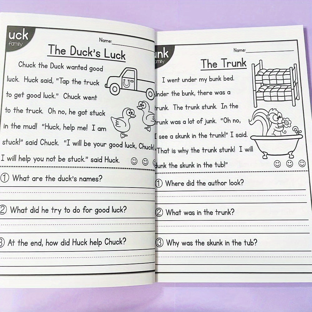 All-in-One Reading Passages: English Phonics Workbook for Youngsters - Educational Teaching Aid by LACHILLY, Colorful Sentence Training Book with Fun Illustrations & Exercises for Reading Skills Development, Educational Workbook | Interactive Layout | Durable Paper Quality