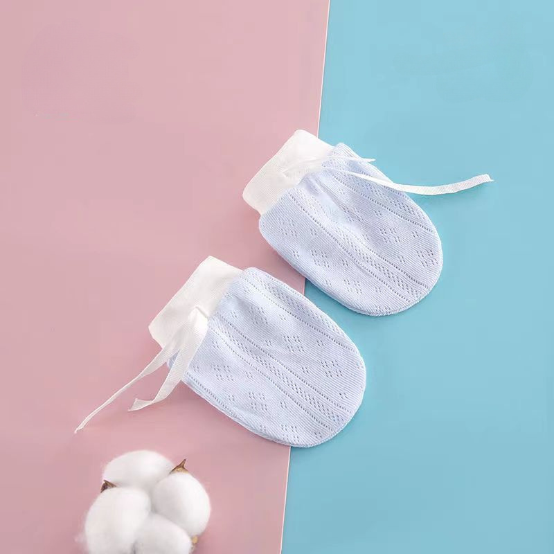 Sunowo Moufles à gratter pour nouveau-né - En coton doux - Unisexe - Pour  bébé de 0 à 6 mois : : Mode