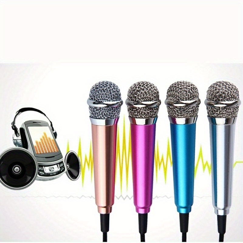 1pc Studio Portable Mini 3 5mm Stereo Studio Speech Mic Audio